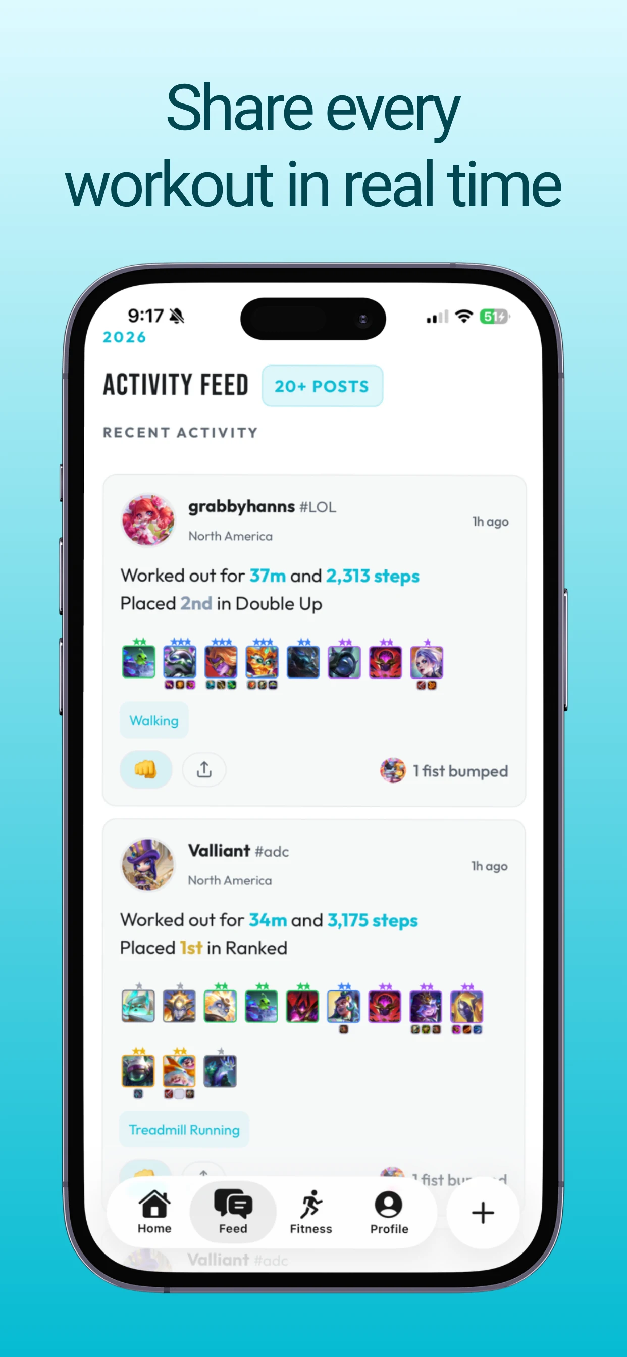 TeamFit Tactics: TFT Fitness screenshot